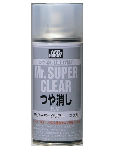 Mr.Super Clear Flat 170mlx6u-Barniz Mate-MEJORADO