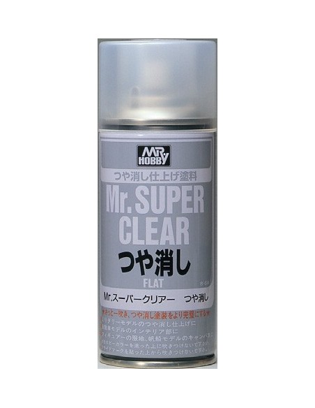 Mr.Super Clear Flat 170mlx6u-Barniz Mate-MEJORADO