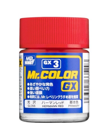 MR. COLOR GX 18ML HARMANN RED x6