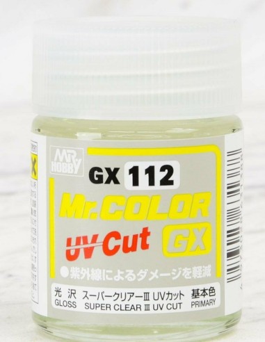 Mr. Color GX Super Clear III UV Cut Flat 18ml