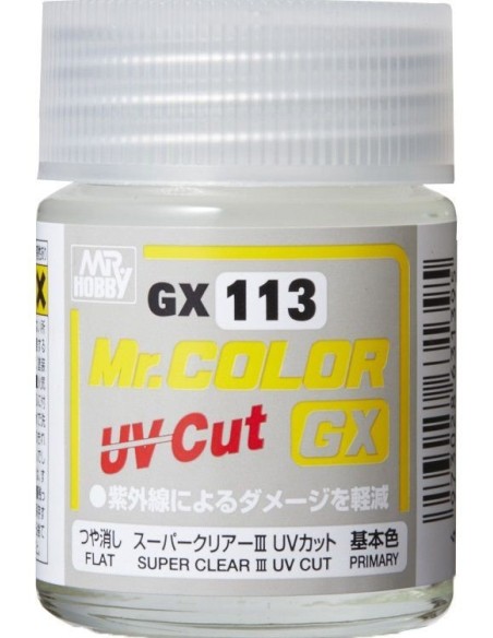 MR. COLOR GX SUPER CLEAR III UV CUT GLOSS 18ML