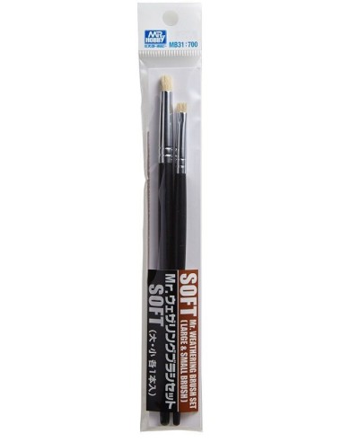 Mr. Weathering Brush Set Soft