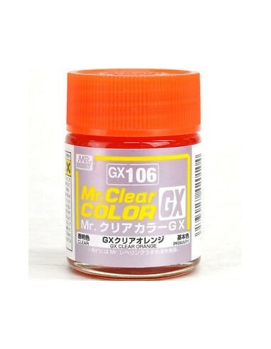 Mr. Clear Color GX (18 ml) Clear Orange x6