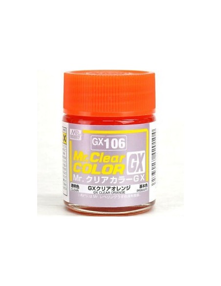 Mr. Clear Color GX (18 ml) Clear Orange x6