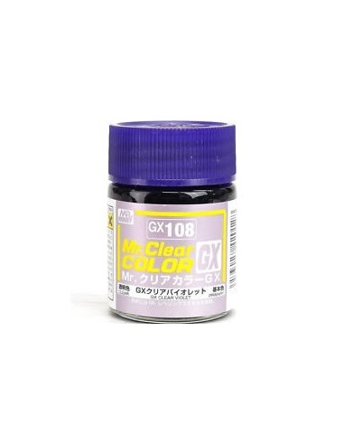 Mr. Clear Color GX (18 ml) Clear Violet x6