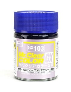 Mr. Clear Color GX (18 ml) Deep Clear Blue x6