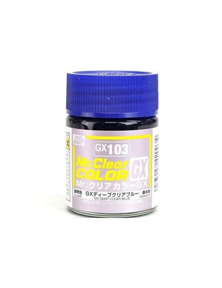 Mr. Clear Color GX (18 ml) Deep Clear Blue x6