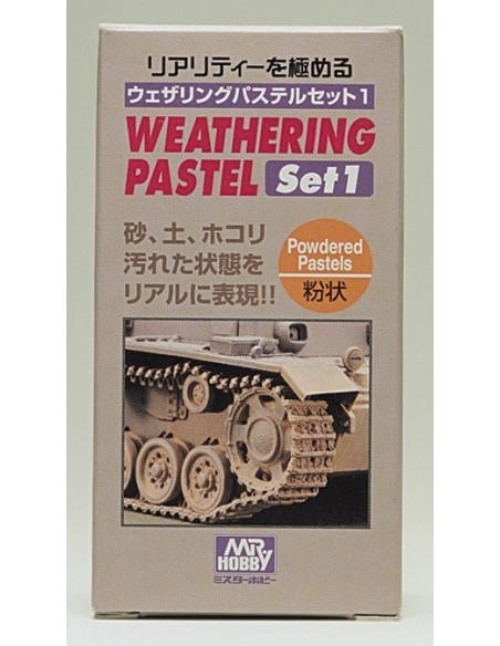 Mr. Weathering Pastel Set 1 (15gr x 3 colores)