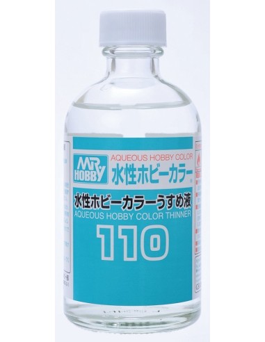 MR. COLOR THINNER AQUEOUS HOBBY 110MLX12