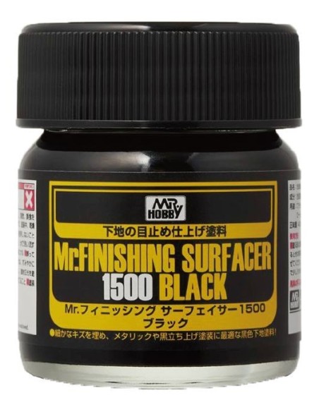 Mr. Finishing Surfacer 1500 Black x6u