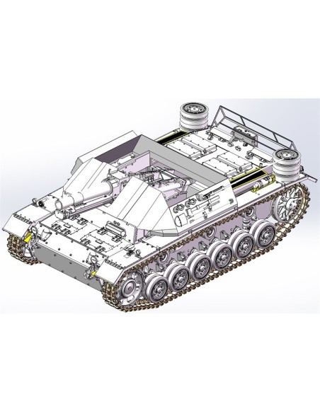 1:35 15cm sIG 33 Auf FAHRGESTELL 