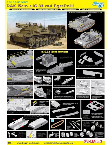 1:35 15cm sIG 33 Auf FAHRGESTELL 