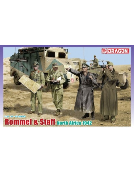 1:35 Rommel & Staff, North Africa 1942