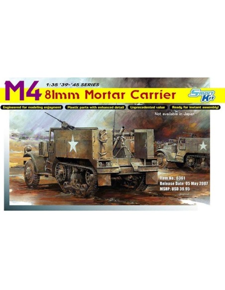 1:35 M4 Half Track w/Mortar