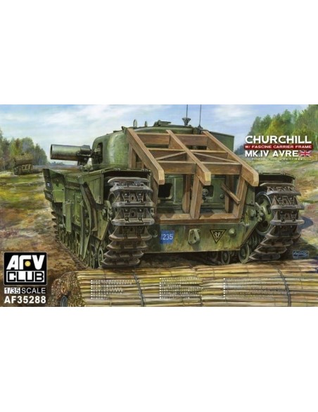 1:35 Churchill Mk IV AVRE w/Fascine Carrier Frame