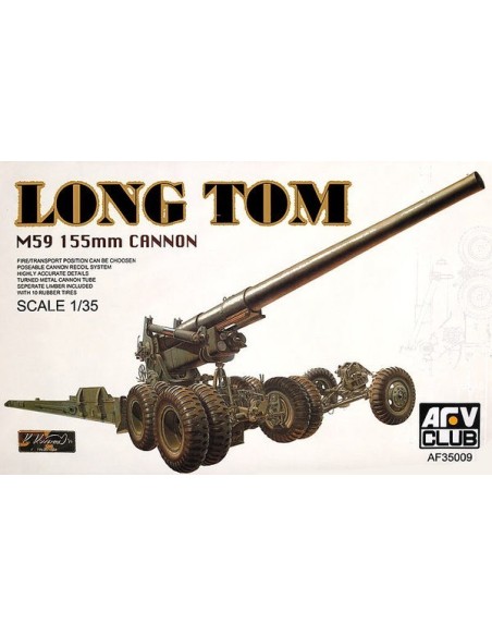 1:35 LONG TOM M59 155mm CANNON