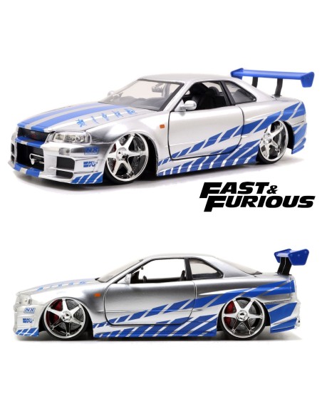 1:24 F7 Brian's 2002 Nissan Skyline GTR R34 silver