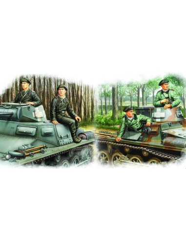 1:35 GERMAN PANZER CREW SET