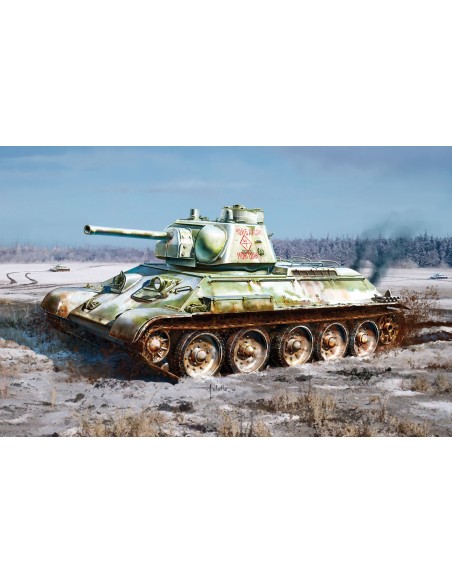 1:35 T-34/76 MOD 1943 W/COMMANDER CUPOLA Nº112