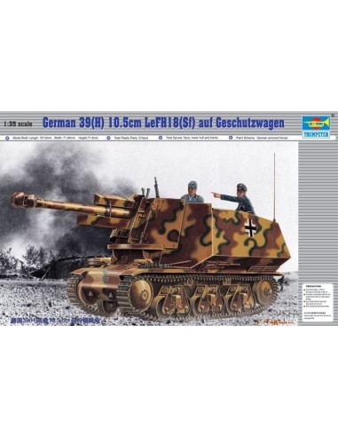 1:35 German 39(H) 105mm LeFH18(Sf) auf