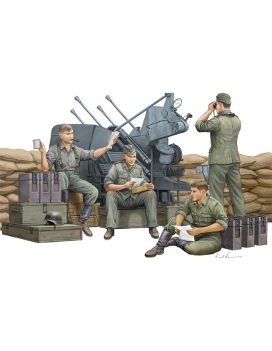 1:35 GERMAN ANTIAIRCRAFT GUN CREW