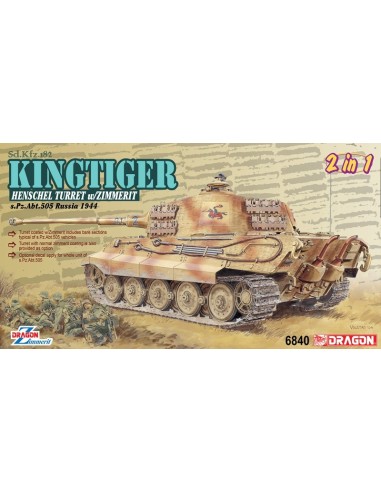 1:35 Sd.Kfz.182 Kingtiger Henschel w/zimmerit