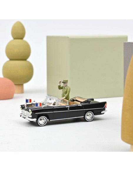 1:43 Simca V8 Chambord Présidentielle 1960w/figure