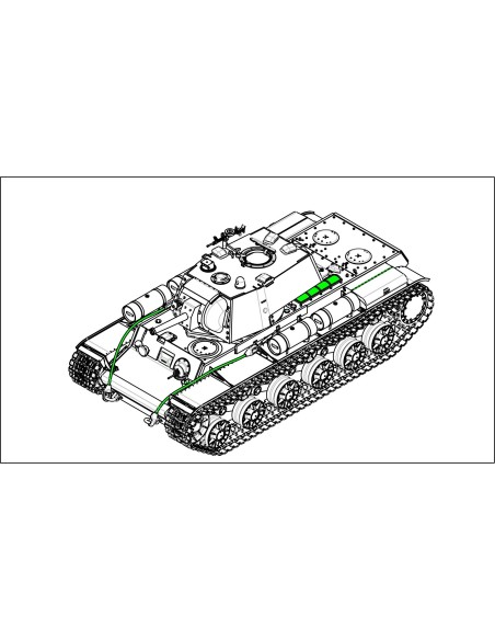 1:35 KV-1 1942 SIMPLIFIED TURRET TANK W/TANK CREW