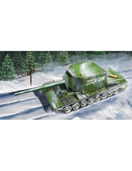 1:35 SOVIET SU-100U TANK DESTROYER