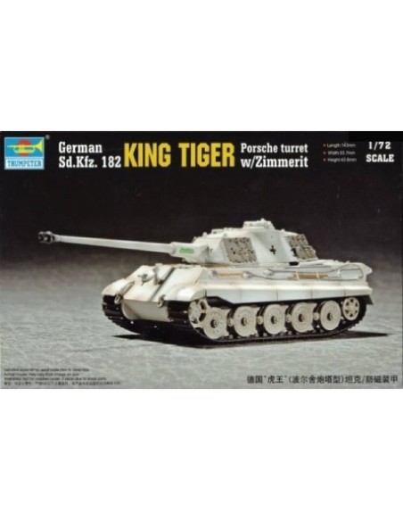 1:72 King Tiger Porsche Turret w/Zimmerit