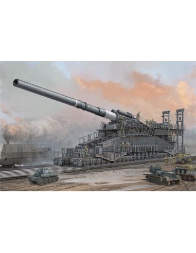 1:72 GERMAN WWII 800MM K-E RAILWAY GUN DORA