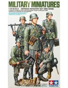 1:35 GERMAN INFANTRY SET MID-WWII