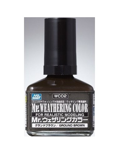 WEATHERING COLOR GROUND BROWN (40ML) X6