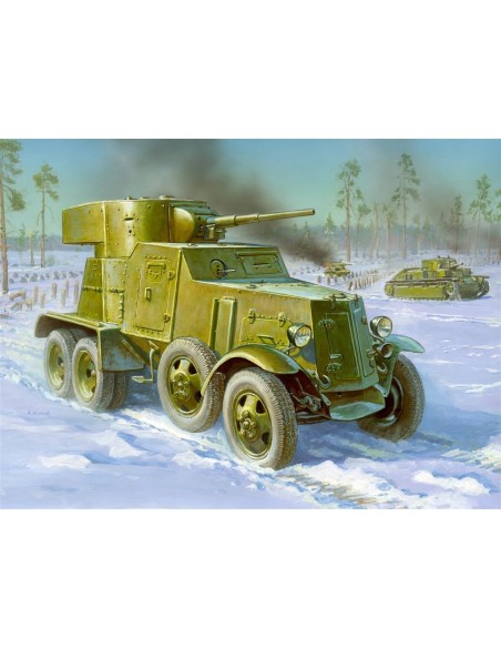 1:35 BA-3 mod 1934 Soviet WW2 Armored Car