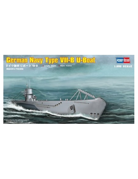 1:350 GERMAN NAVY TYPE VII-B U-BOAT