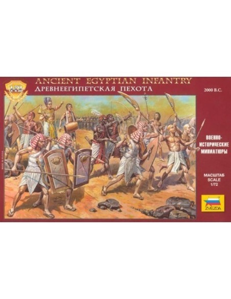 1:72 Ancient Egyptian Infantry (RR)2000 BC