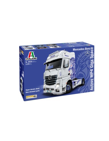 1:24 M.B. ACTROS MP4 GIGASPACE SHOW TRUCKS