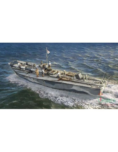 1:35 VOSPER 74 TORPEDO BOAT WITH CREW