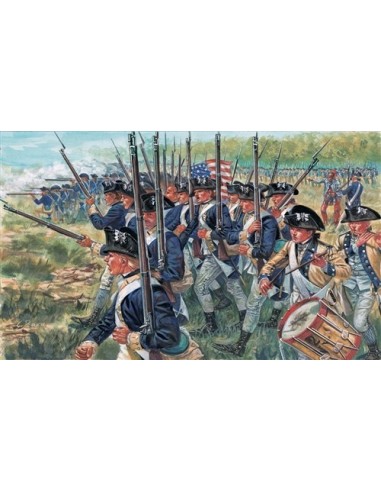 1:72 AMERICAN INFANTRY -AM.INDEP.WARS 1776