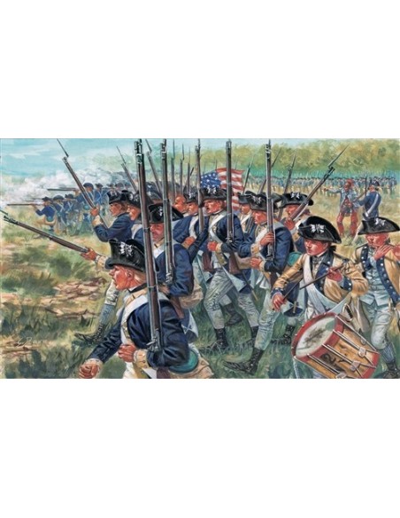 1:72 AMERICAN INFANTRY -AM.INDEP.WARS 1776