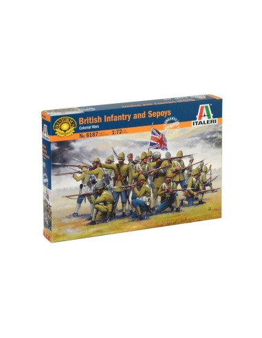 1:72 BRITISH INFANTRY AND SEPOYS COLONIAL WAR