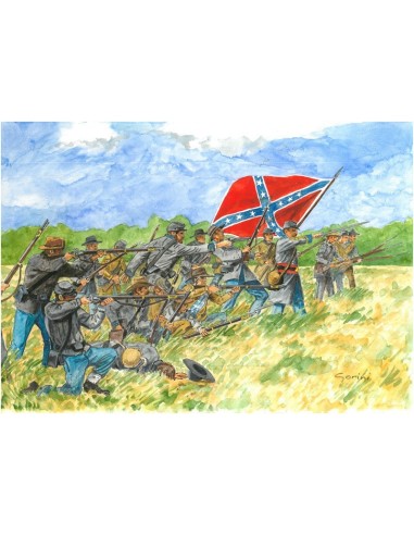 1:72 CONFEDERATE INFANTRY -AMERICAN CIVIL WAR