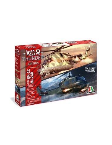 1:72 UH-1C & Mi-24 HIND War Thunder Video Game