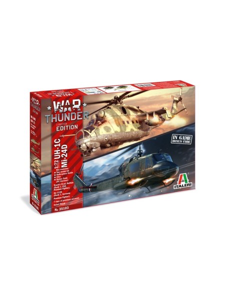 1:72 UH-1C & Mi-24 HIND War Thunder Video Game