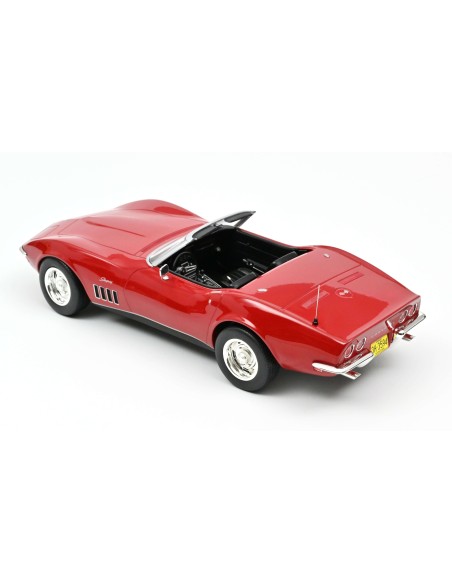 SO 1:18 Chevrolet Corvette Convertible 1969 -Red