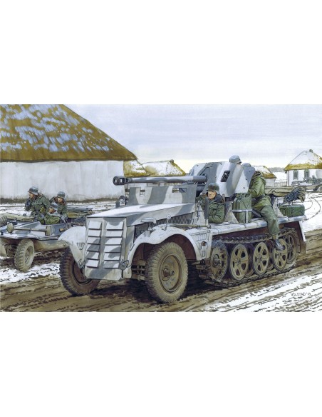 1:35 5cm PaK 38 auf ZUGKRAFTEAGEN 1t  (Smart kit)