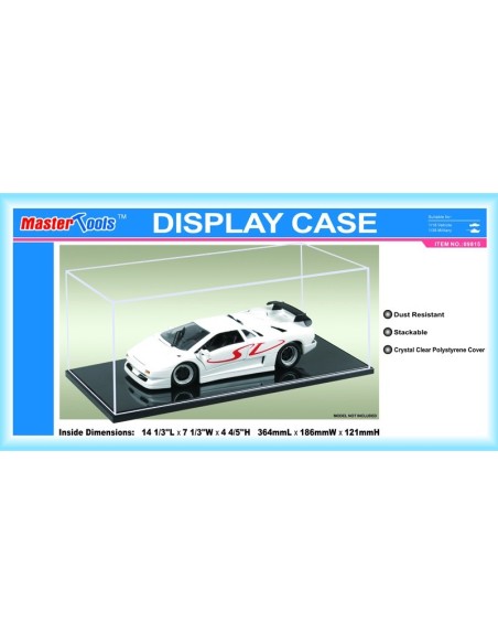 PLASTIC TRANSPARENT CASE-364x186x121mm