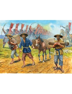 1:72 Peasants w/Ammo Supply