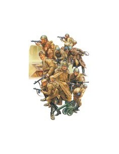 1:48 WWII RUSSIAN INFANTRY AND TANK CREW SET