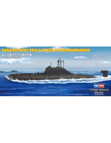 1:700 Russian Navy Akula Class Attack Submarine